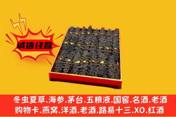 高青县回收海参